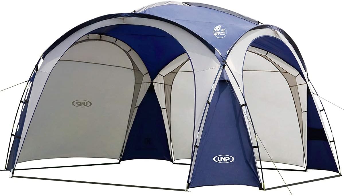 Blue Pop Up Canopy Tent with Side Wall A768836