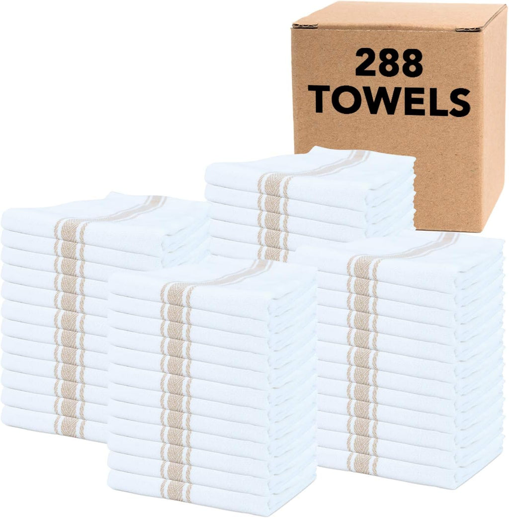 Blue Stripe 100 Percent Cotton Kitchen Towels M788239