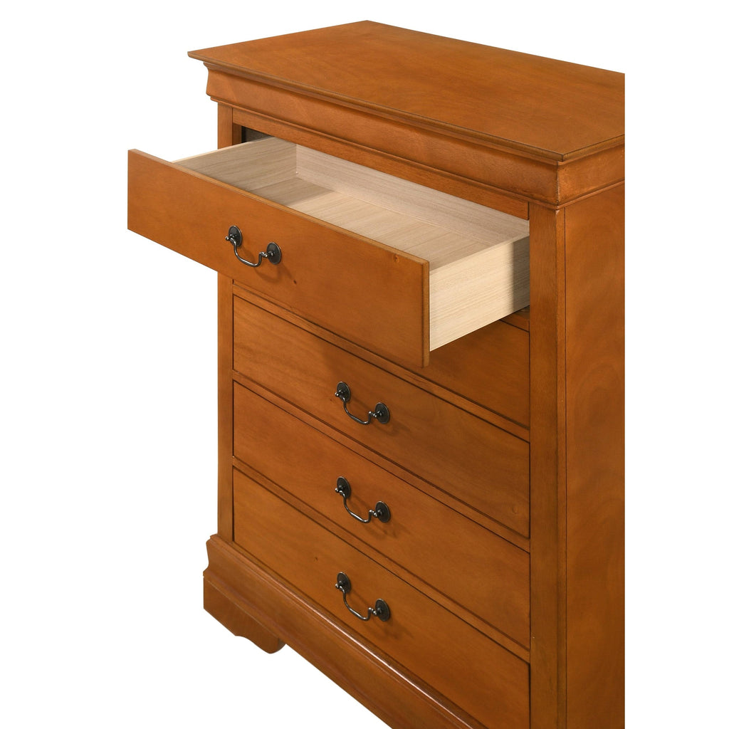 Oak 5 Drawer Chest V73289