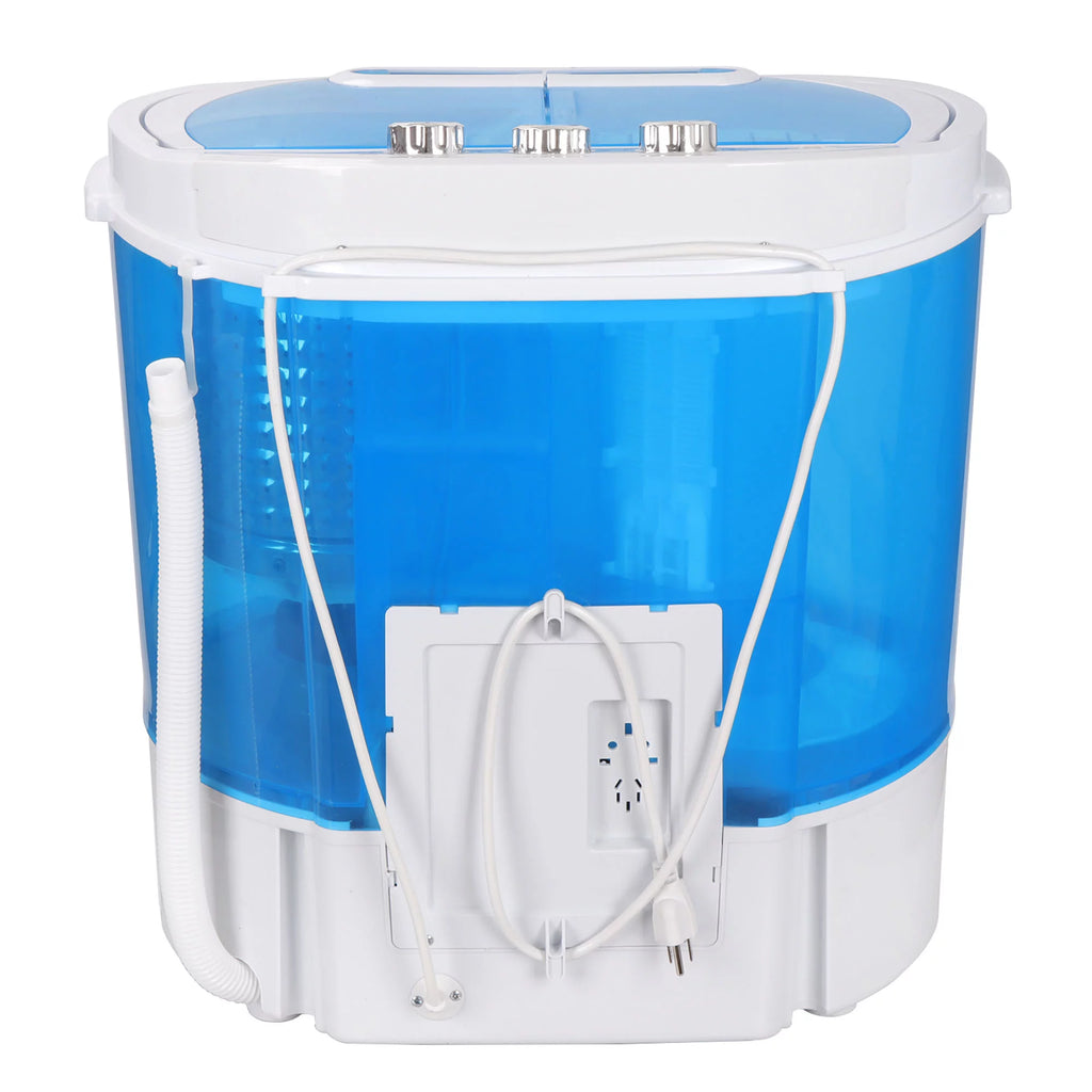 Portable Compact 10lbs Washer Blue White A350115