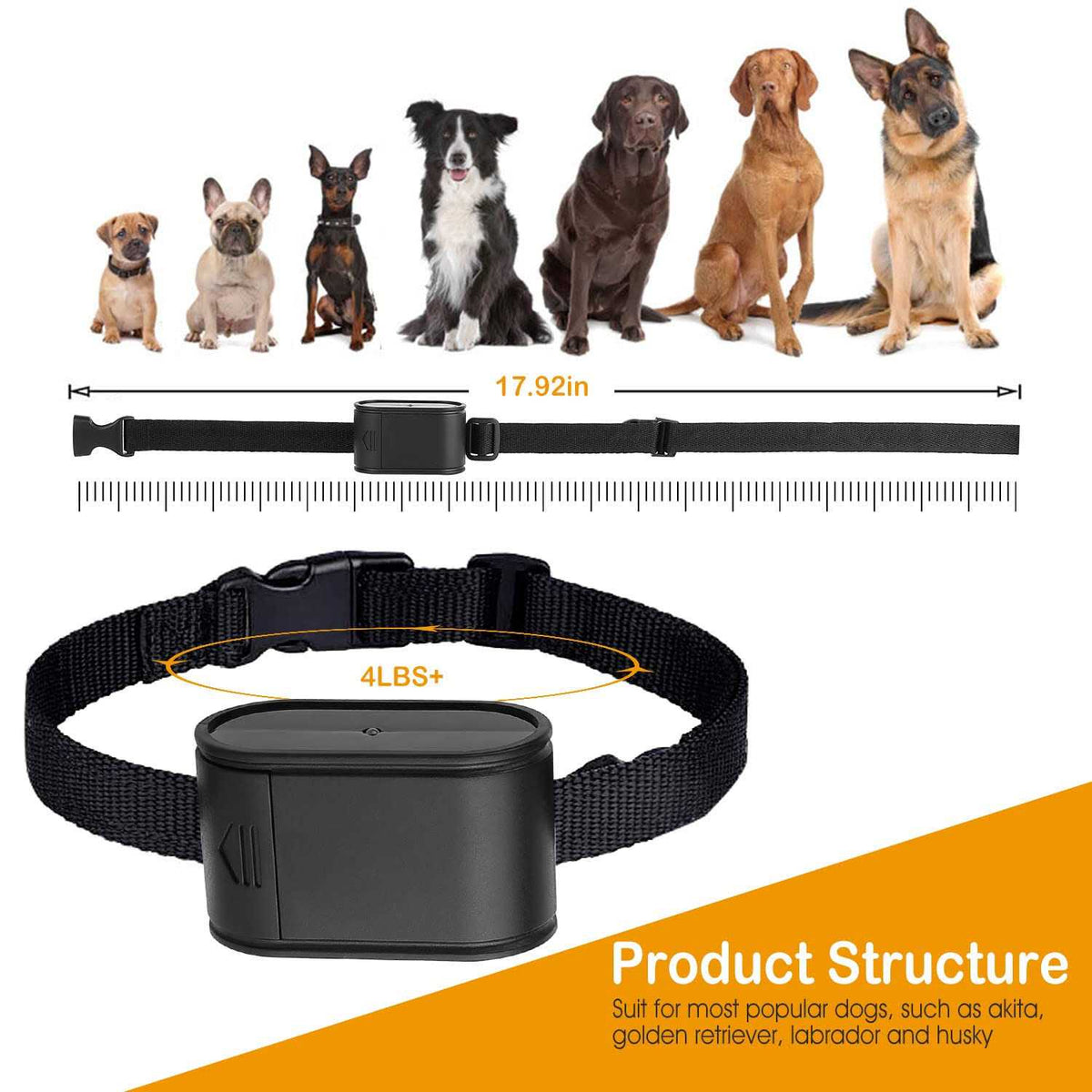 Electric Dog Fence System Water Resistant Collar Receiver U789
