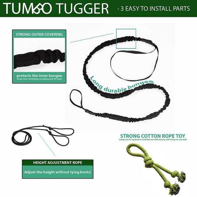 Outdoor Hanging Bungee Dog Toy Large X3373