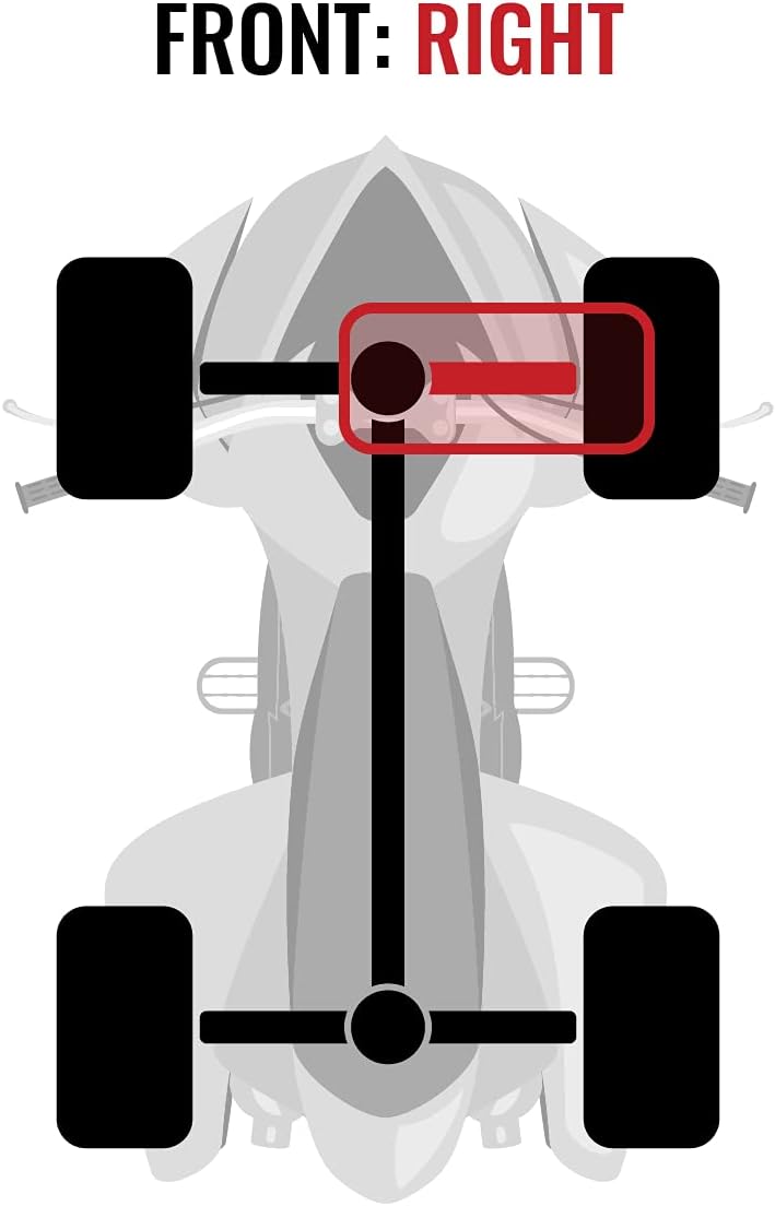 Front Right Axle for Can-Am Outlander 650 4X4 V97527