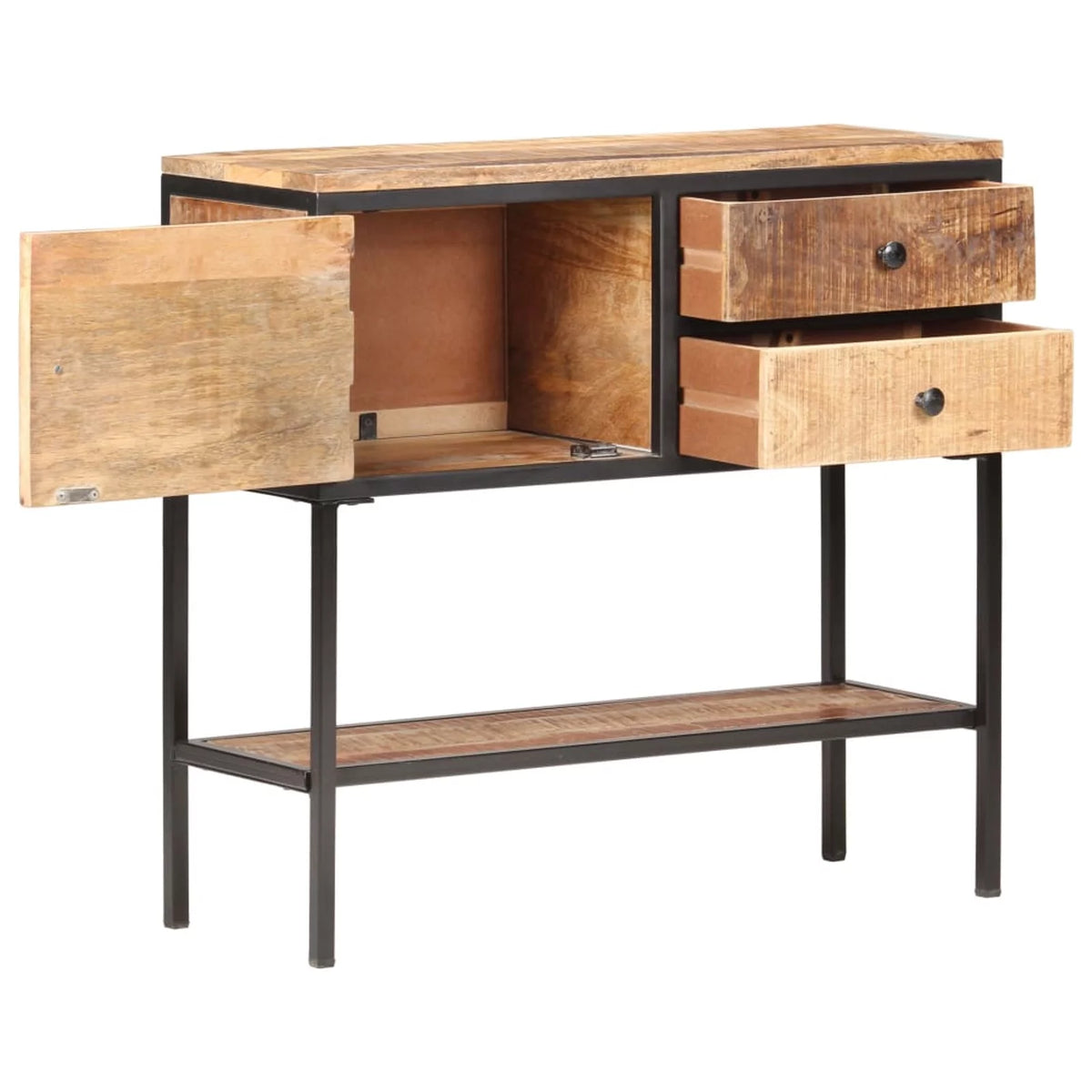 Rough Mango Wood Sideboard U446144