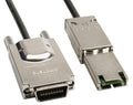 External 4X SAS to Mini-SAS Cable, SFF-8088 to SFF-8470, 2 m, Black, Pack of 2 W842446