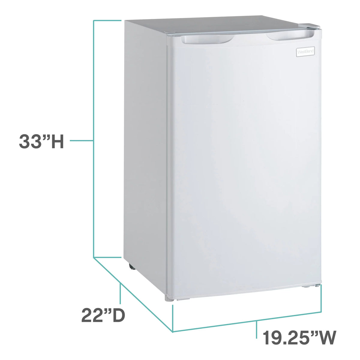White 4.4 cu. ft. Compact Refrigerator B496949