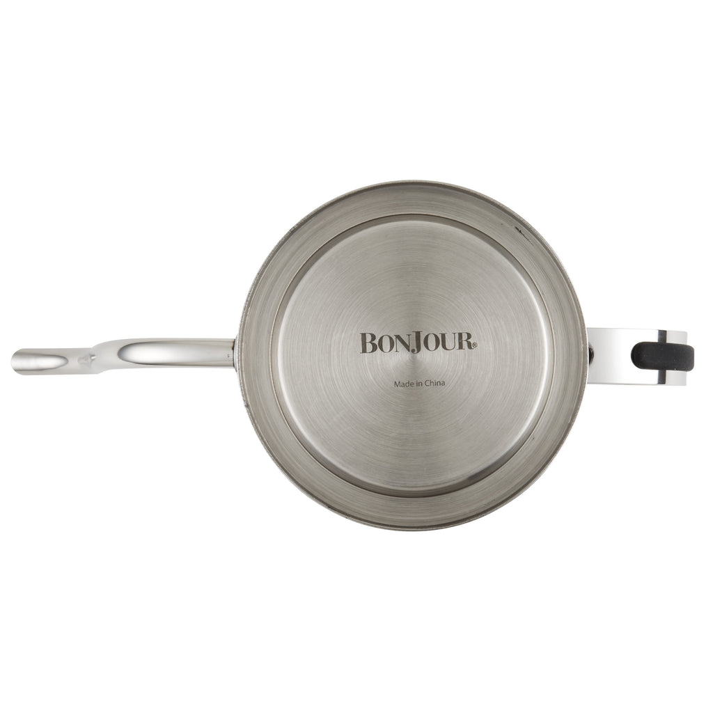 Stainless Steel Pour Over Teapot with Black Handle, 23-Ounce O737870