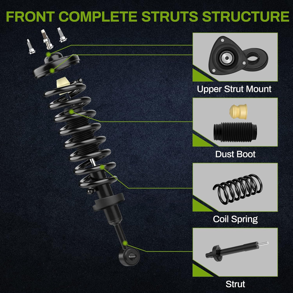 Complete Struts Front & Rear Shock Absorber X253152