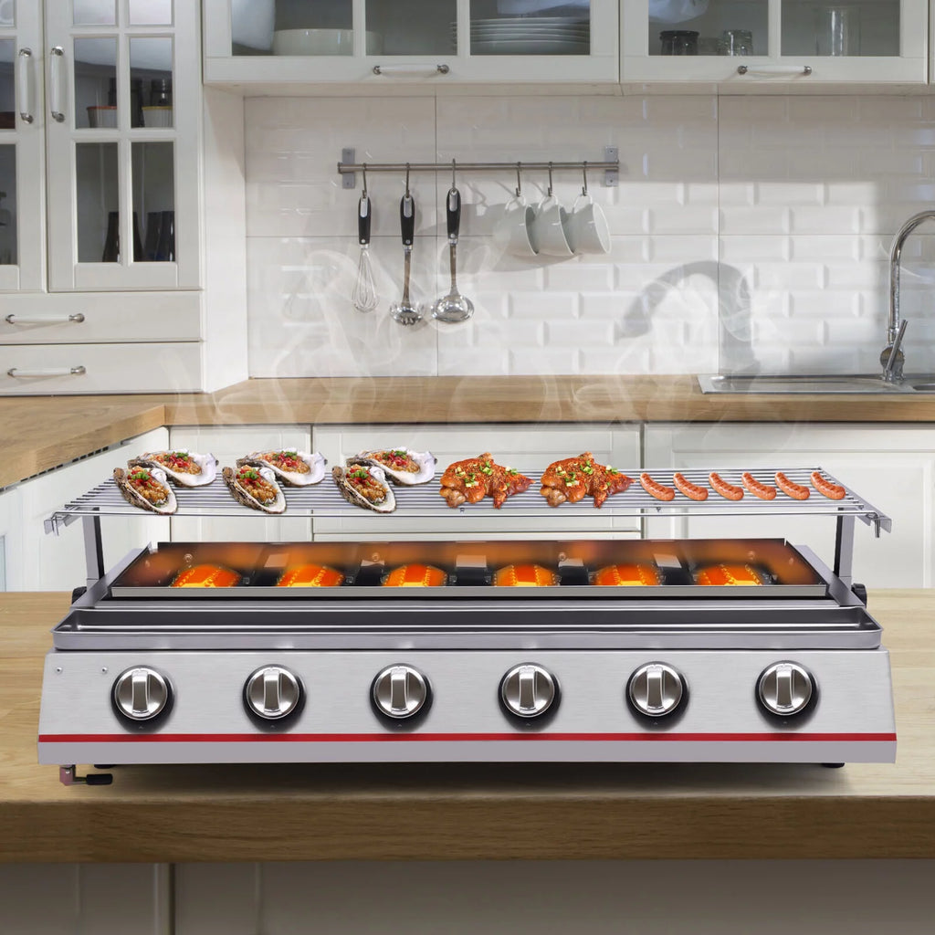 Stainless Steel 6 Burner Gas BBQ Grill I115