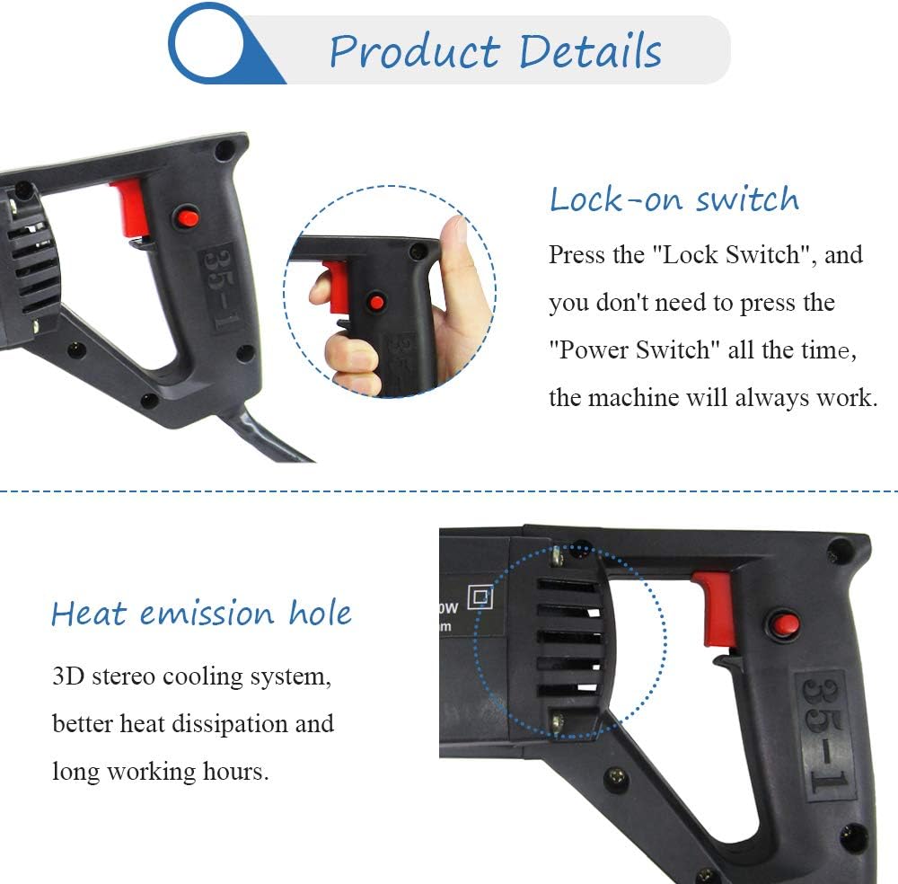800W 110V Electric Concrete Vibrator 5ft W134405