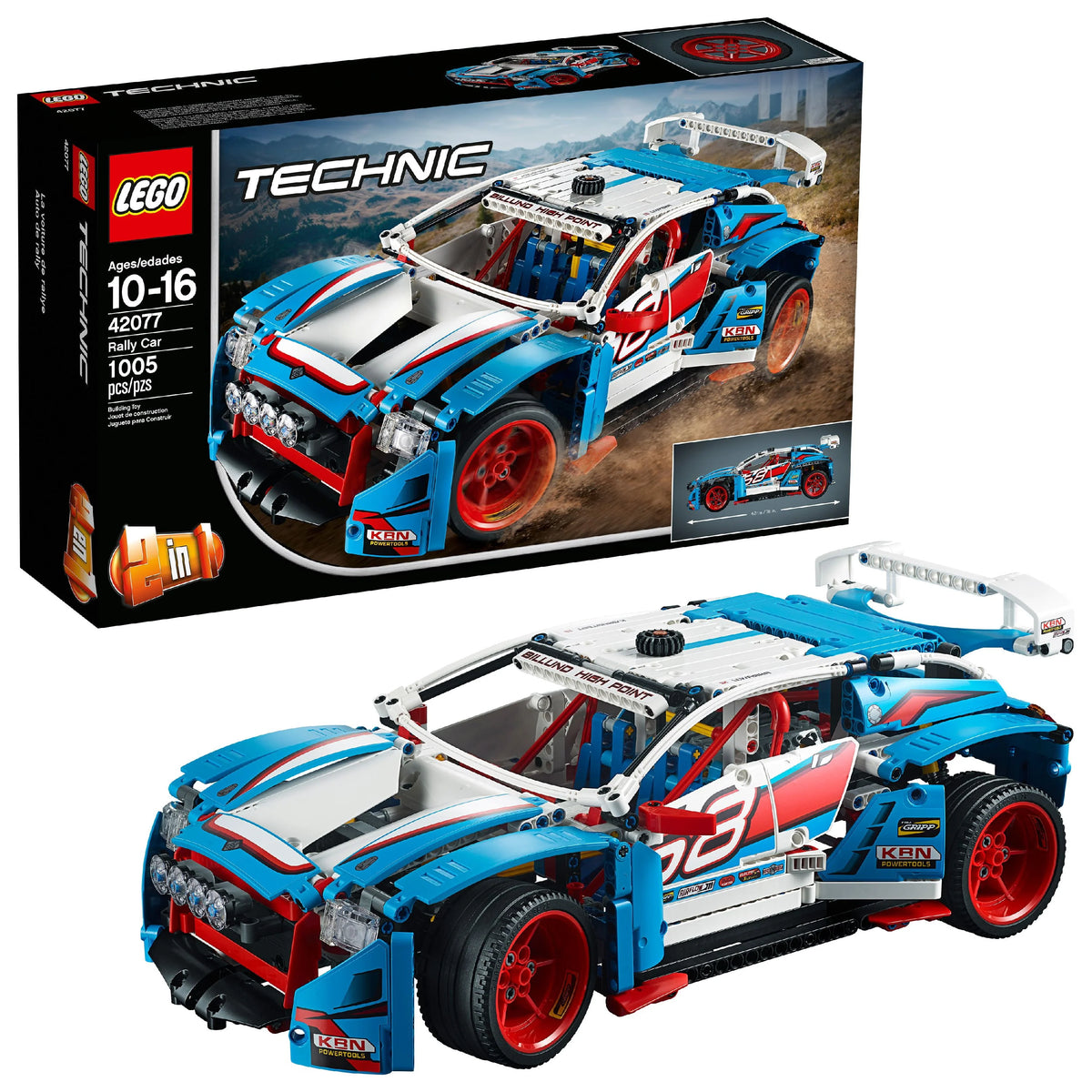 Rally Car Building Set 1,005 Pieces J84761
