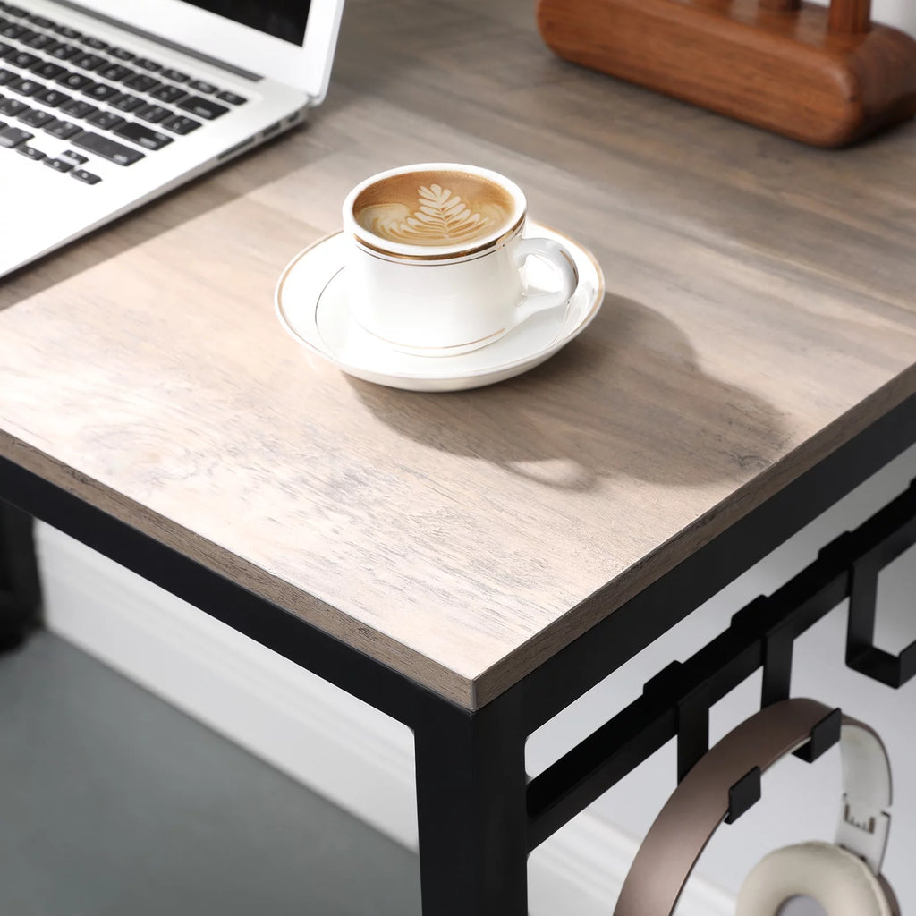 Computer Desk with 8 Hooks, 39.4" L790087