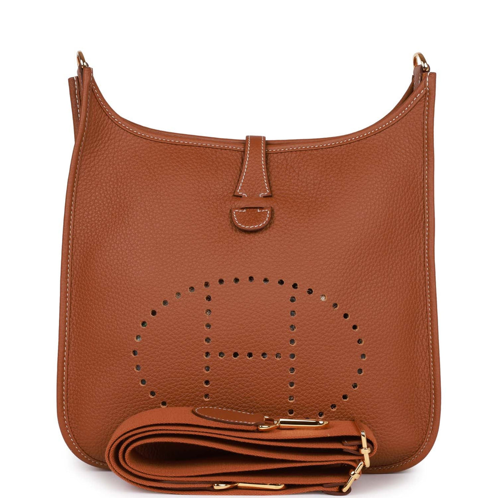 Gold Clemence Leather Bag X163561