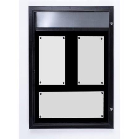 11x22 x 17x22 Menu Cases with Lockable Door N2979