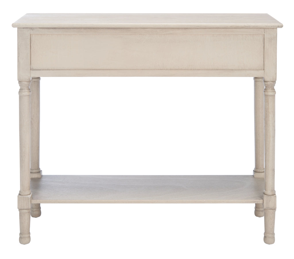 2-Drawer Taupe Wood Console Table S4225