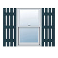 Midnight Blue Vinyl Board-n-Batten Shutters C588093