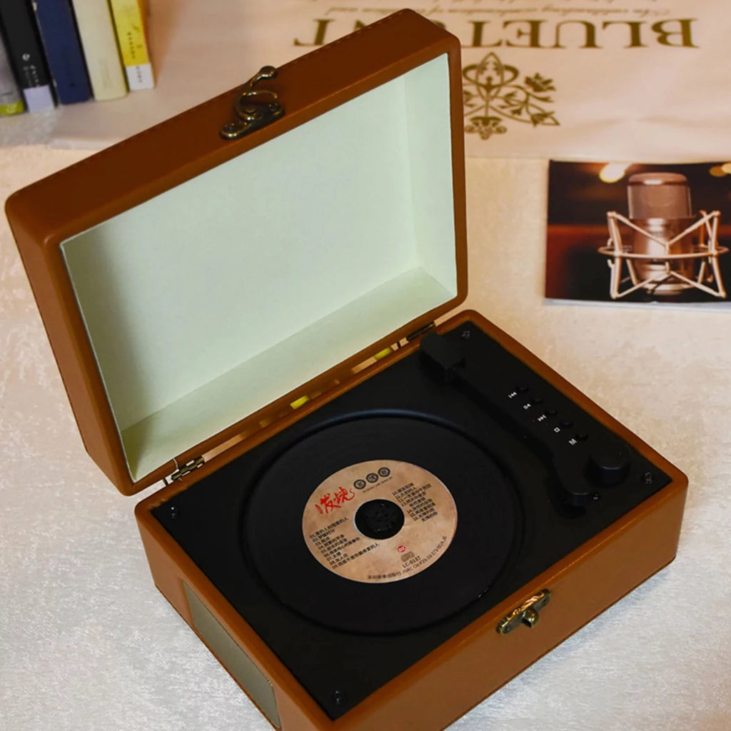 Wireless Bluetooth CD Player with Built-in Speaker and USB Playback O365