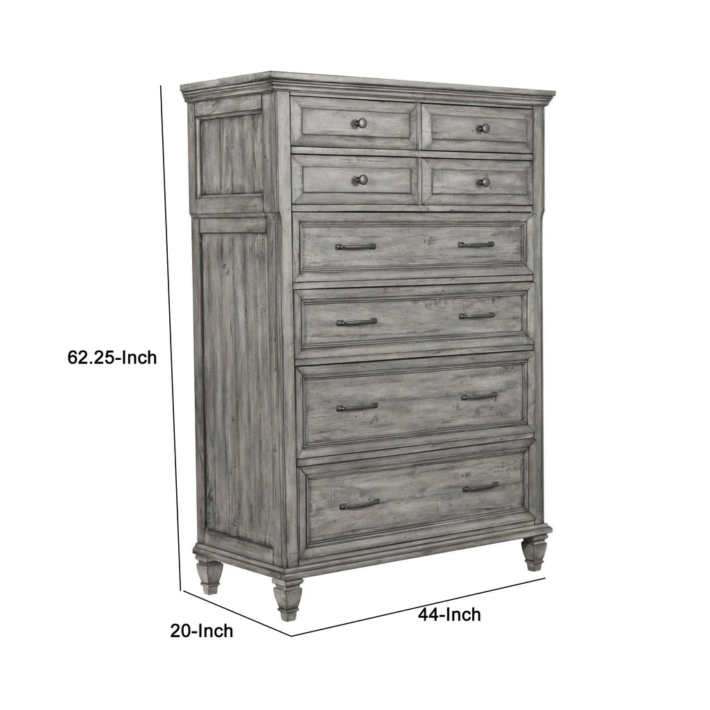 62 Inch 8 Drawer Tall Dresser Chest Z513667