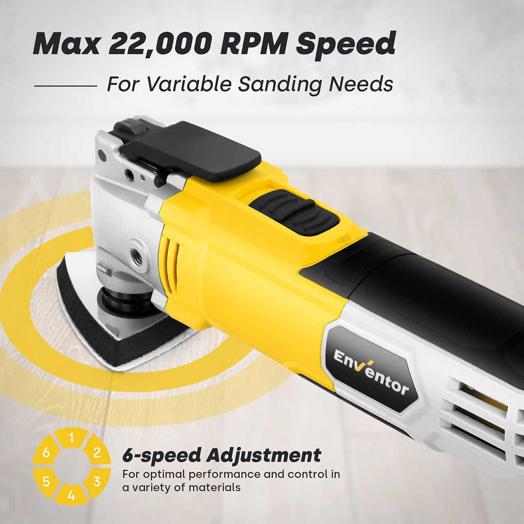 Oscillating Multitool with 6 Variable Speeds and 28pcs Accessories and Carrying Bag P29764