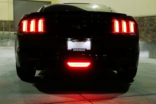Clear Lens LED Rear Fog Light Kit with Red Tail Brake Lamp & White Backup Reverse Lamp X827
