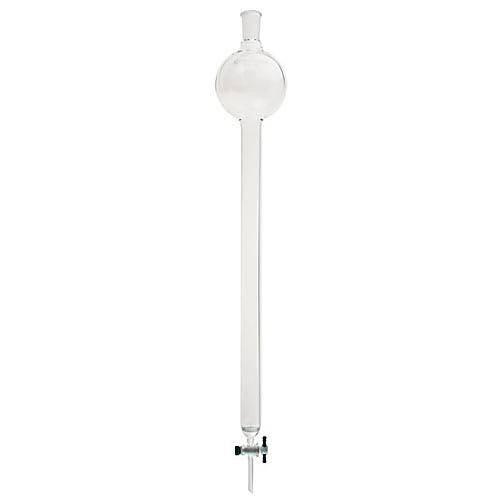Column, Chromatography, Coarse Fritted Disc, 2.5 I.D., Effective Length 8, 4mm PTFE Stopcock, 1000ml L62491