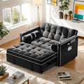 3 in 1 Convertible Sleeper Sofa Bed with USB Ports & Side Pockets M449851