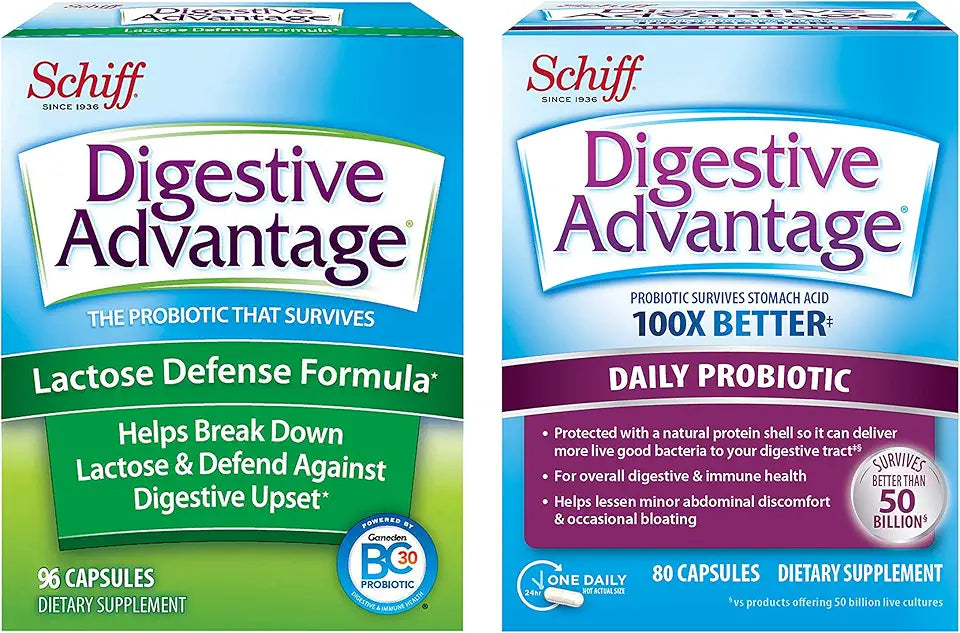 Daily Probiotic & Lactose Capsule Bundle, 80ct & 96ct R752723