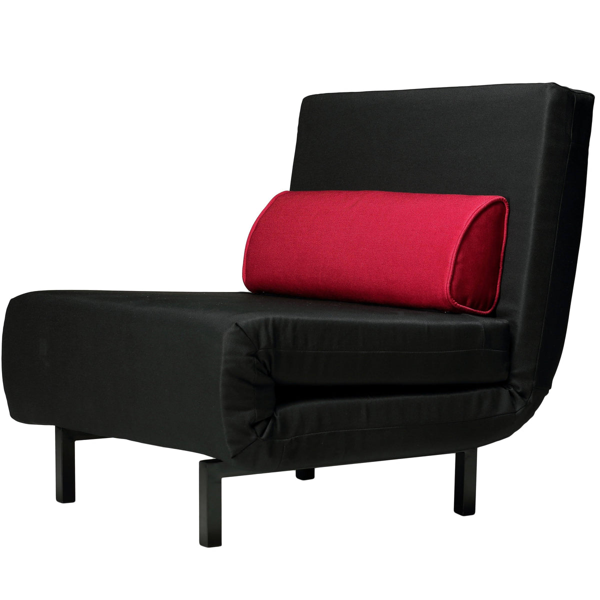 Black Convertible Accent Chair Bed Y2993