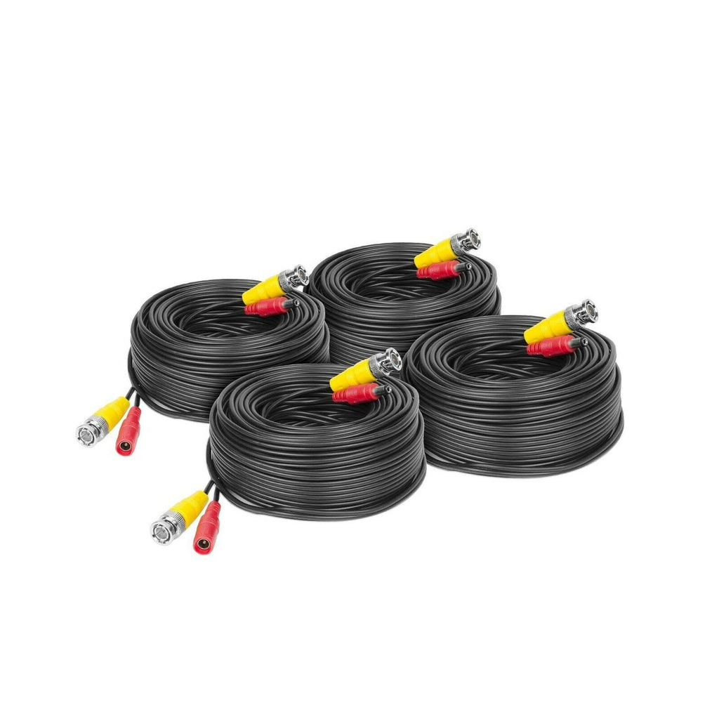 4-Pack 60ft BNC Security Camera Cable L717204