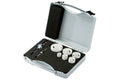 Hole Saw Kit, Bi-Metal, 8 Pieces, Carrying Case Included X553710