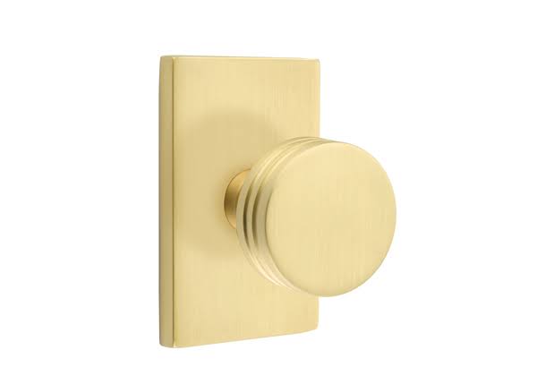 Satin Brass Passage Set M412