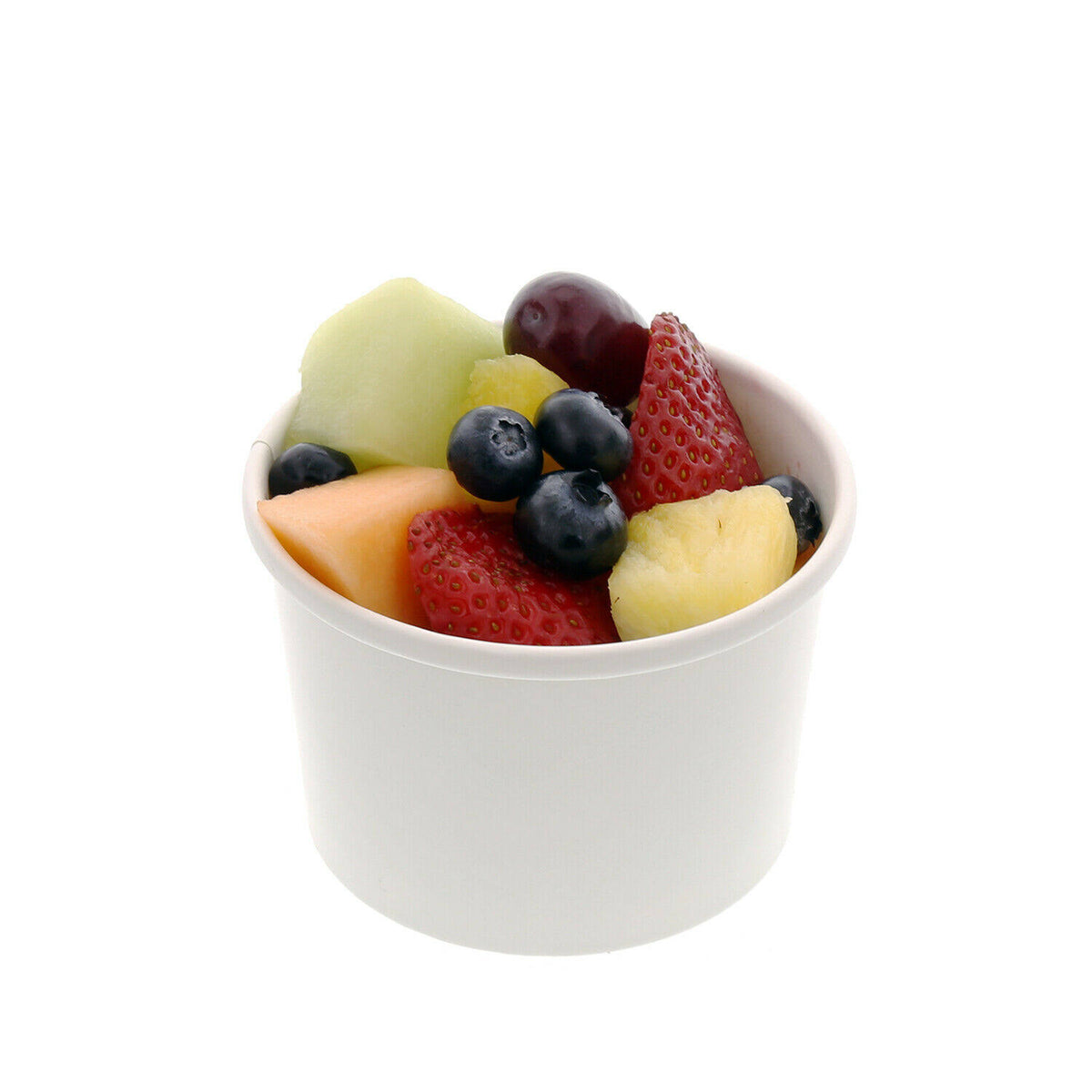 8 oz White Paper Food Containers B155615