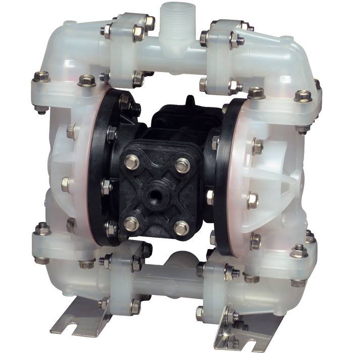 Air-Operated Double Diaphragm Pump, 1/2in. Inlet, 15 GPM, Polypropylene/Buna E794832