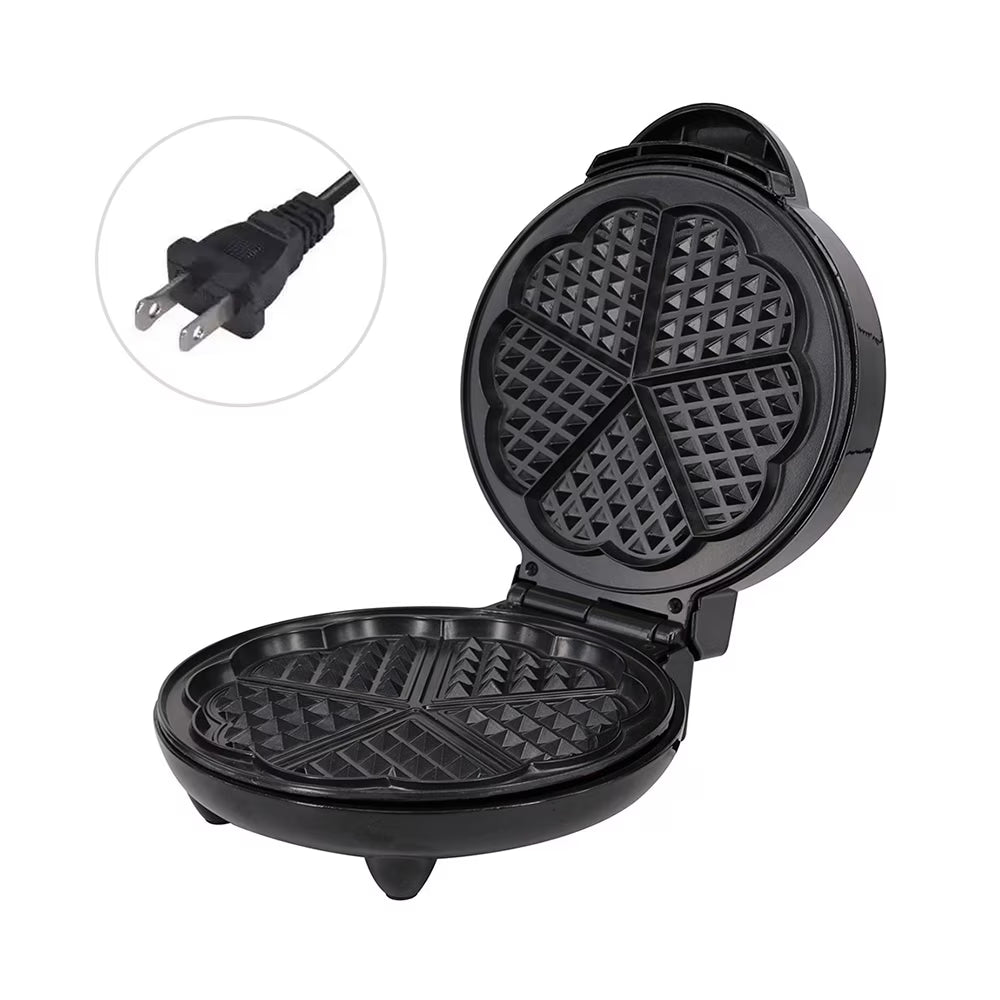 1000W Heart-Shaped Waffle Maker N15538
