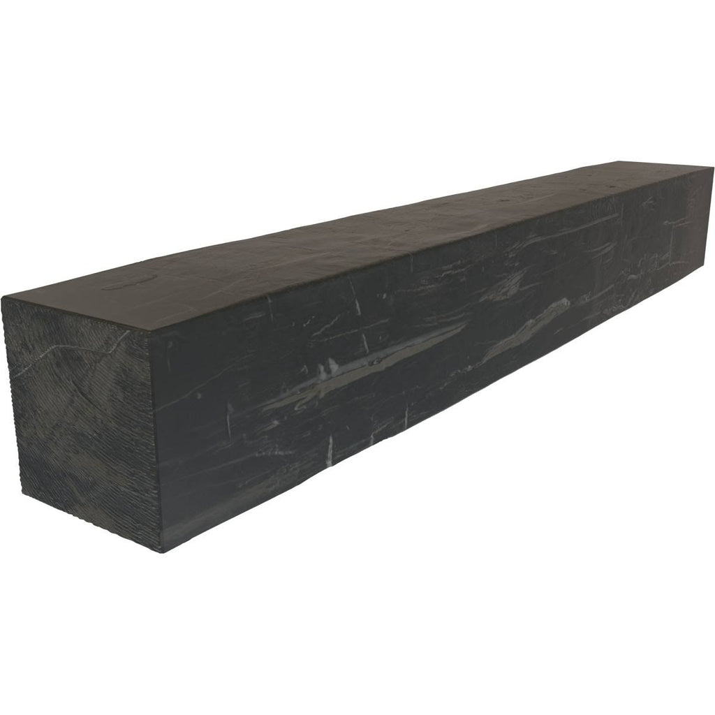 Aged Ash Hand Hewn Faux Wood Fireplace Mantel Y708240