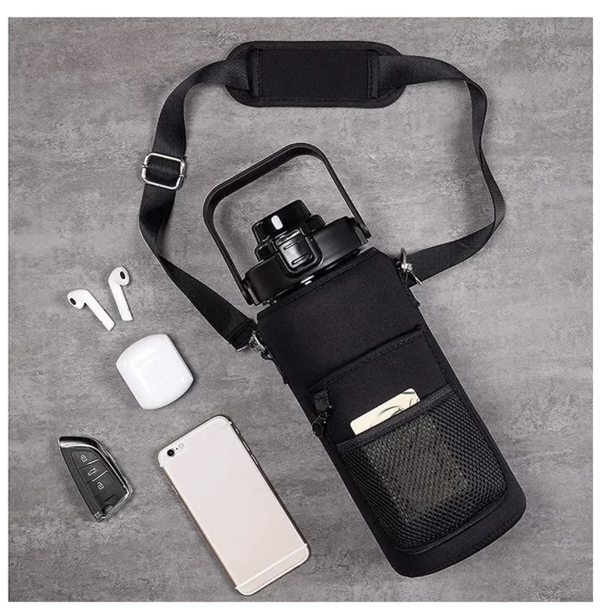60 oz Water Bottle with Pocket Q9465