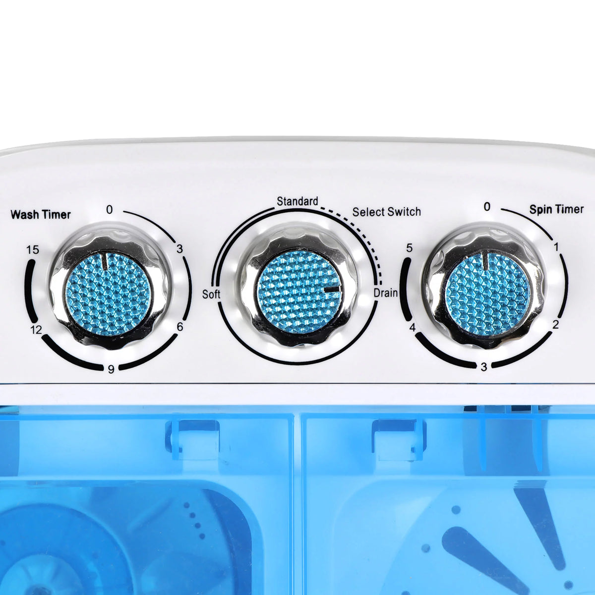 Portable Compact 10lbs Washer Blue White A350115