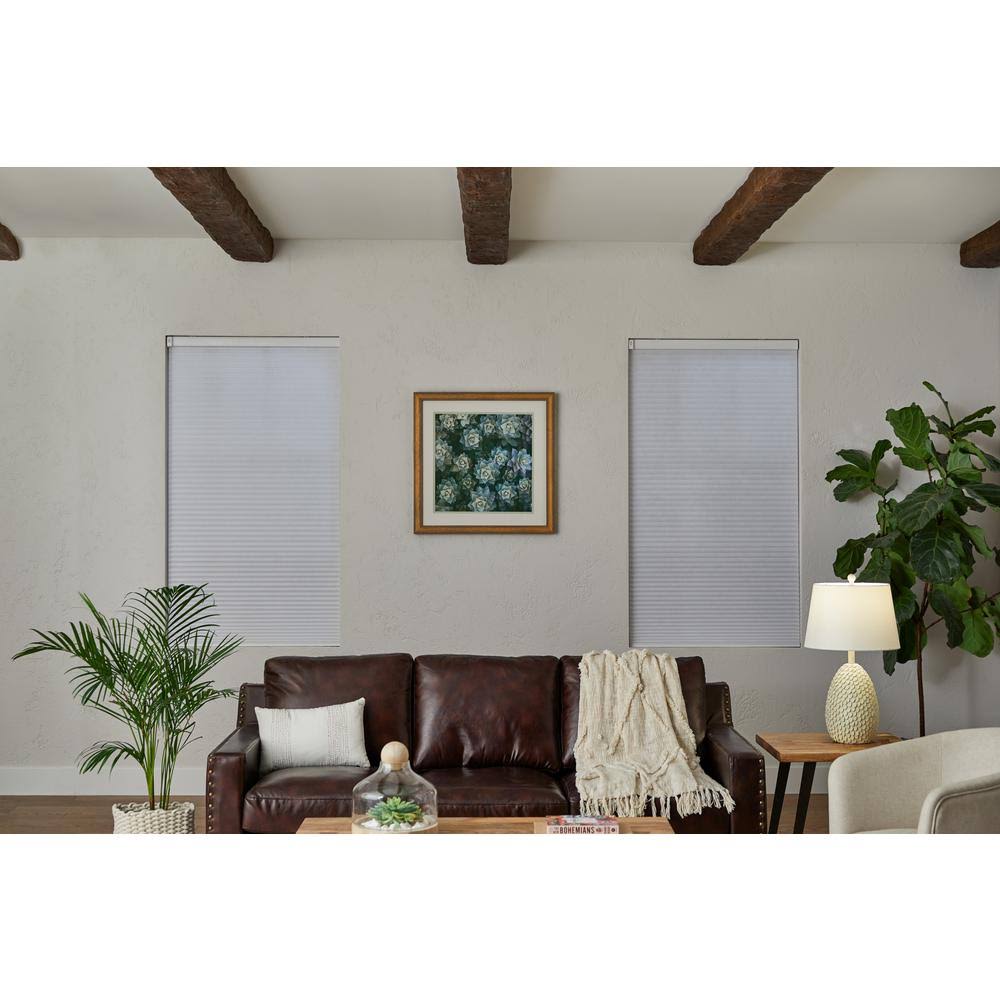 White Cordless Blackout Cellular Shade 55.5 in. W x 72 in. L T195