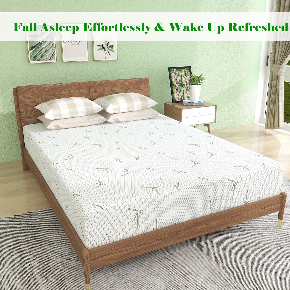 Queen 10 inch Memory Foam Mattress J768098