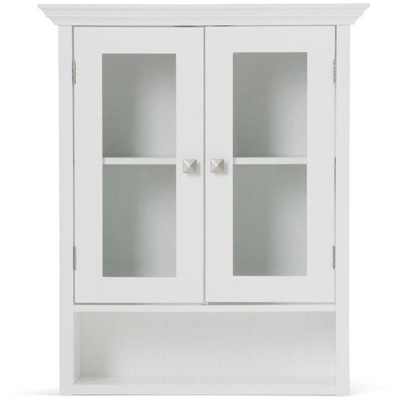 Double Door Wall Cabinet in Pure White T6873