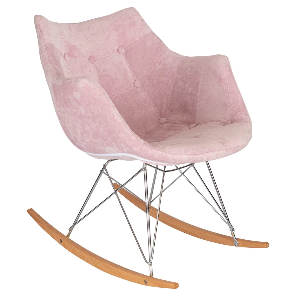 Velvet Rocking Chair O1365