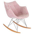 Velvet Rocking Chair O1365