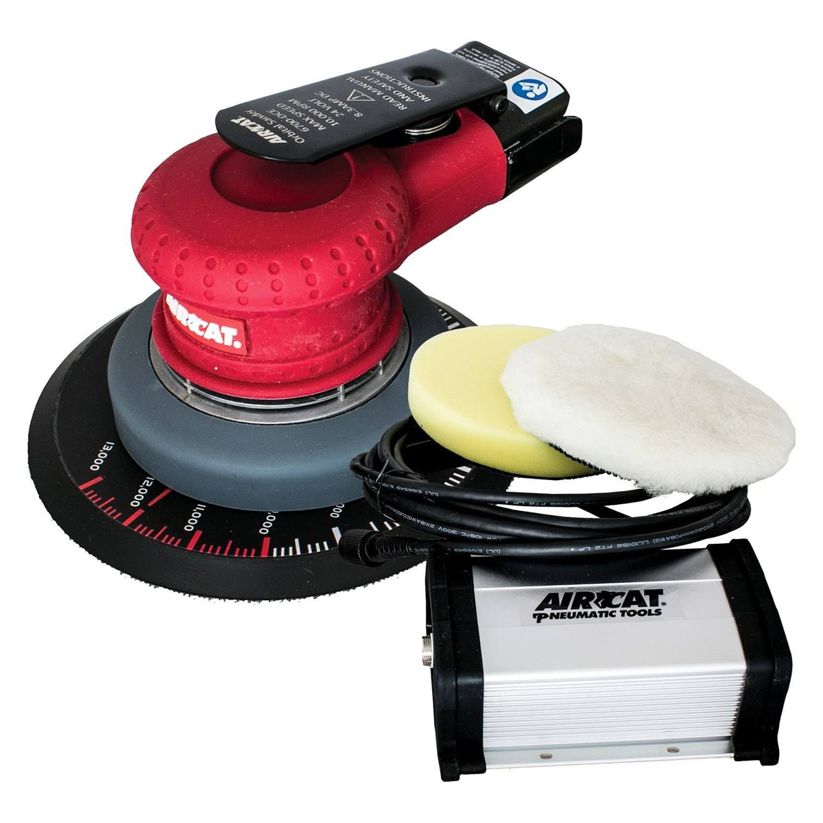 5 Pad DC Electric Palm Sander 3 Speeds with Vacuum L273