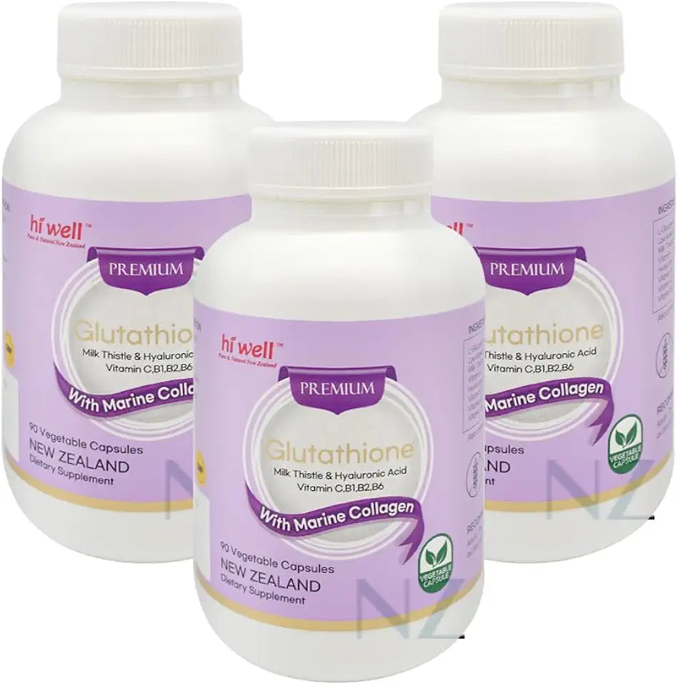 90 Vegetable Capsules Glutathione with Marine Collagen D1575