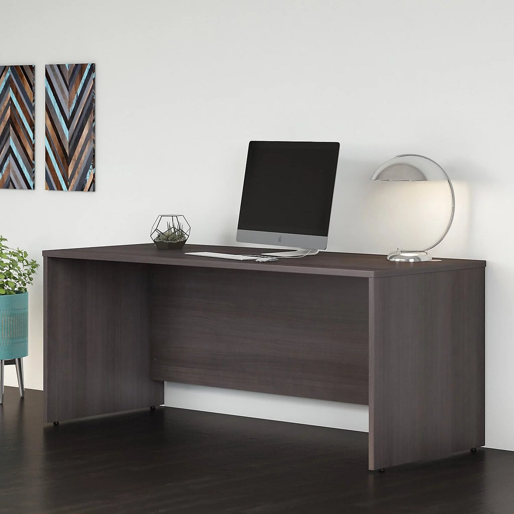 72W x 30D Office Desk in Storm Gray Engineered Wood H66189