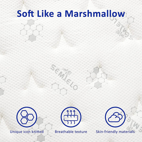 10 Inch Medium Firm Memory Foam Hybrid Mattress R29936