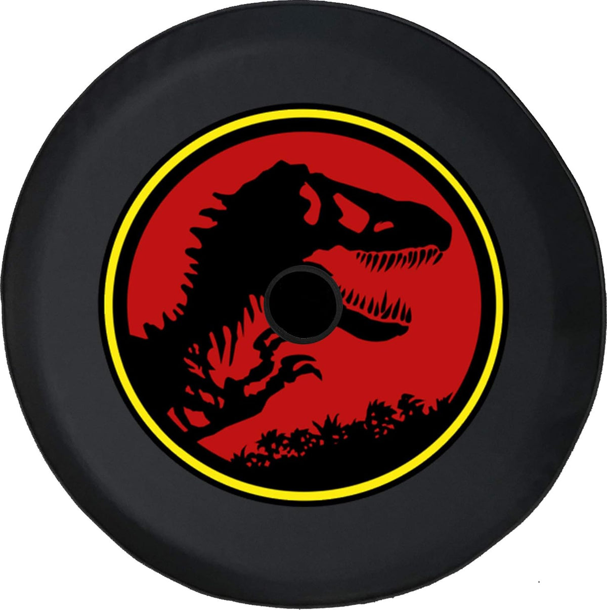 Black 33 Inch Tire Cover with Backup Camera Hole Pack of 2 X252778