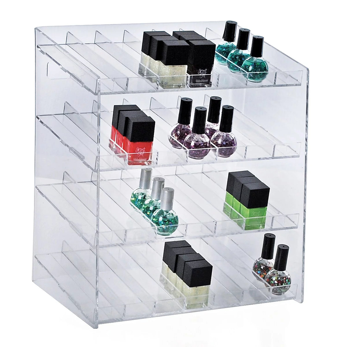 4-tiered 28 Compartment Cosmetic Counter Display B428686