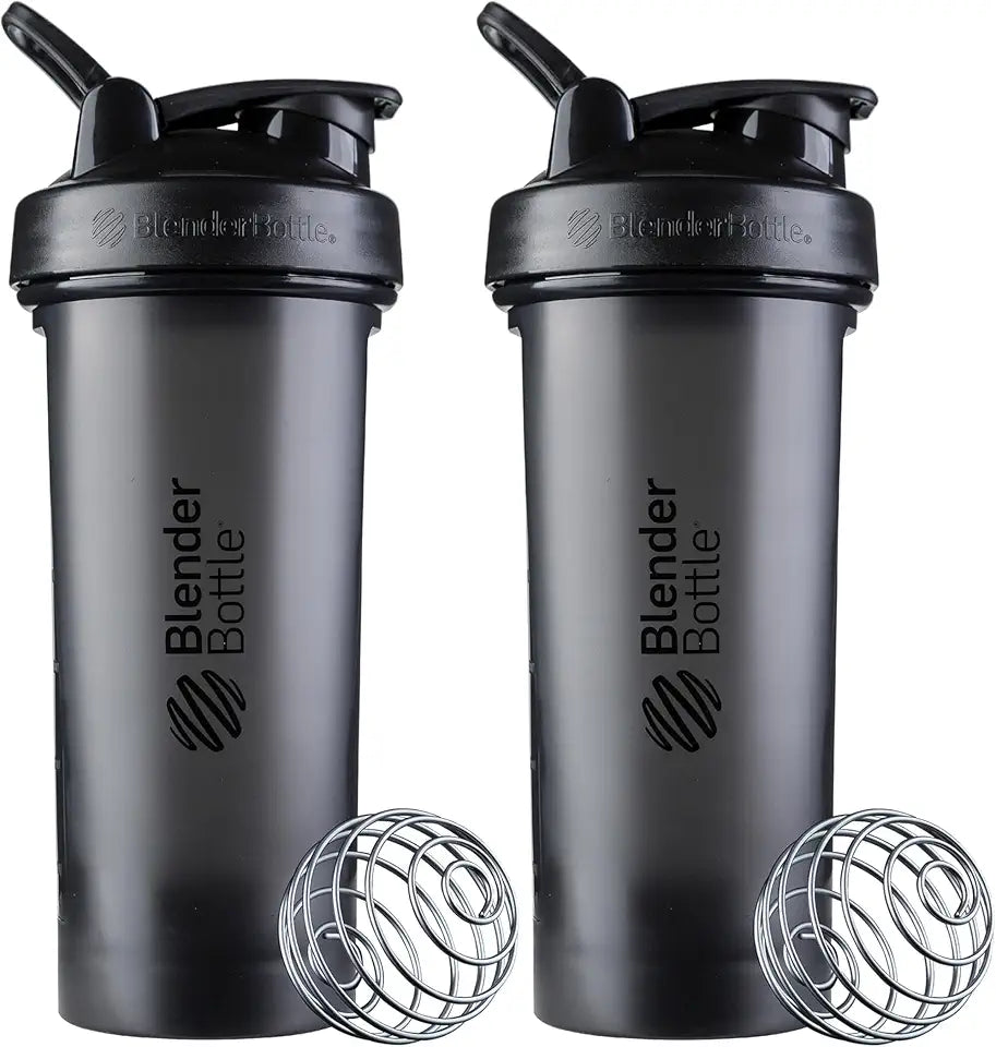 Black 28-Ounce 2 Pack Shaker Bottle L1809
