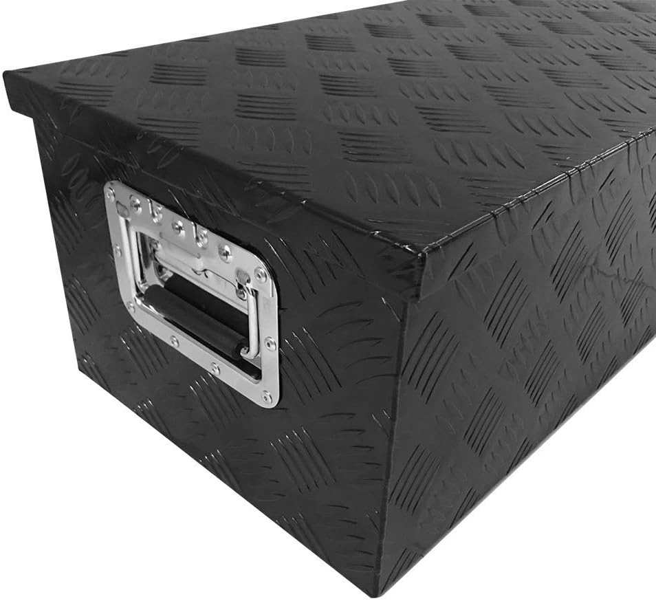 Black Aluminum Truck Bed Storage Toolbox T71211